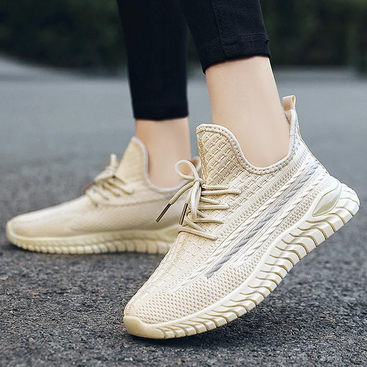Women's Air-Cushioned Sports Flyknit Sneakers