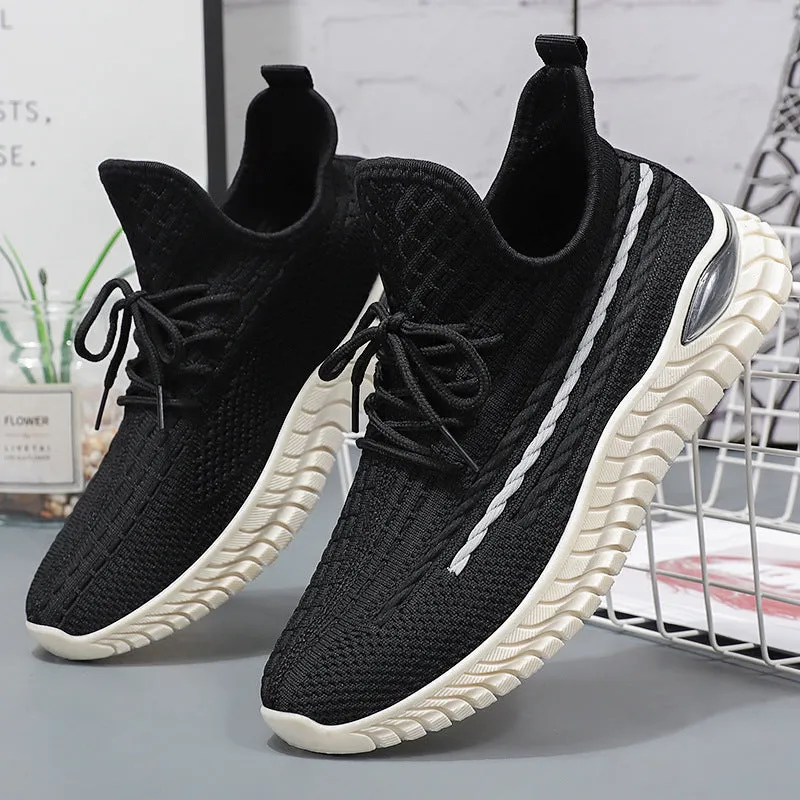 Women's Air-Cushioned Sports Flyknit Sneakers