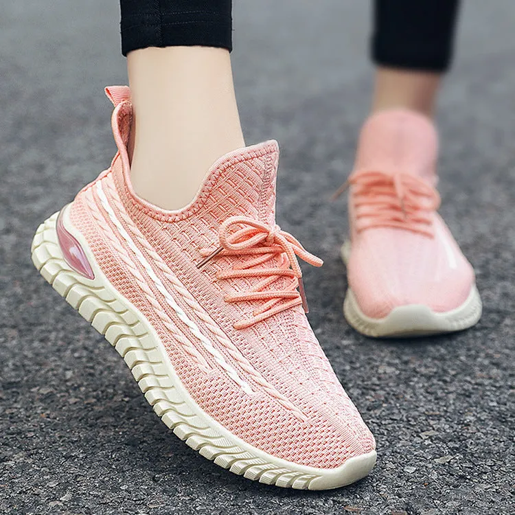 Women's Air-Cushioned Sports Flyknit Sneakers