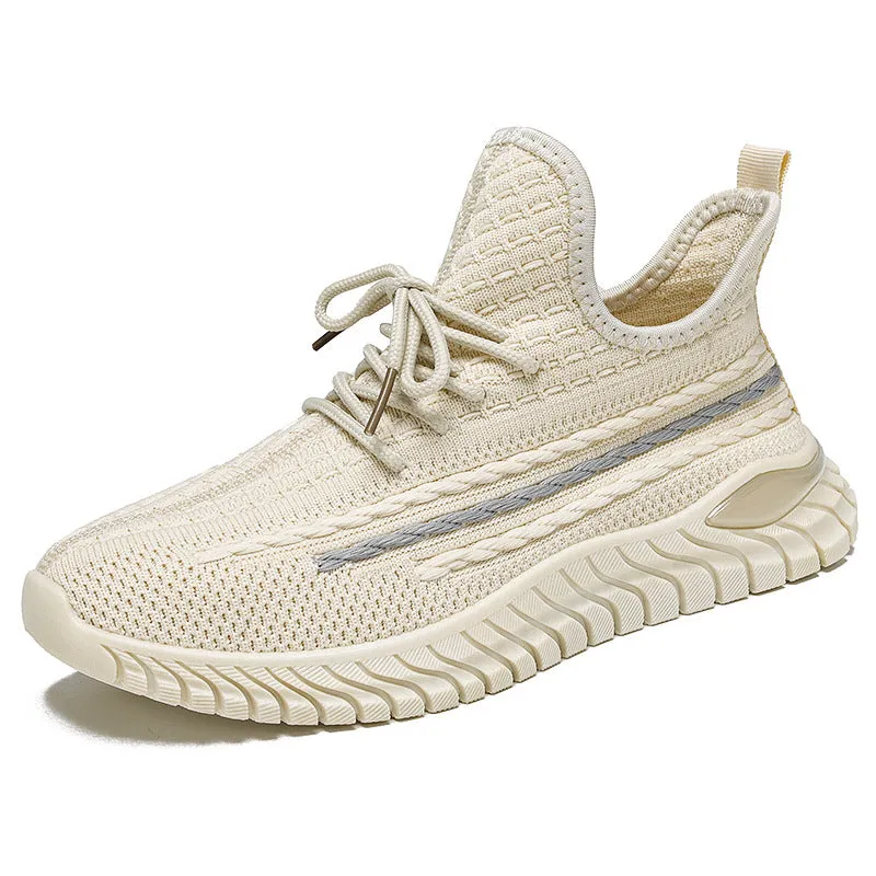 Women's Air-Cushioned Sports Flyknit Sneakers